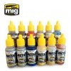AMMO of Mig Jimenez 7175 METALLIC COLORS SET (12x17ml)